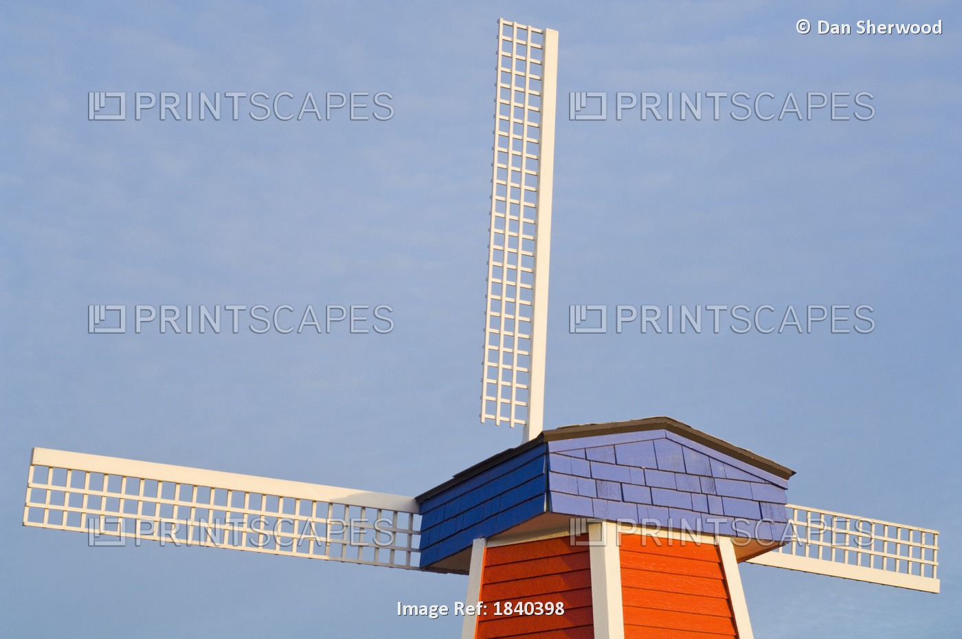 Windmill, Wooden Shoe Tulip Farm, Oregon, Usa