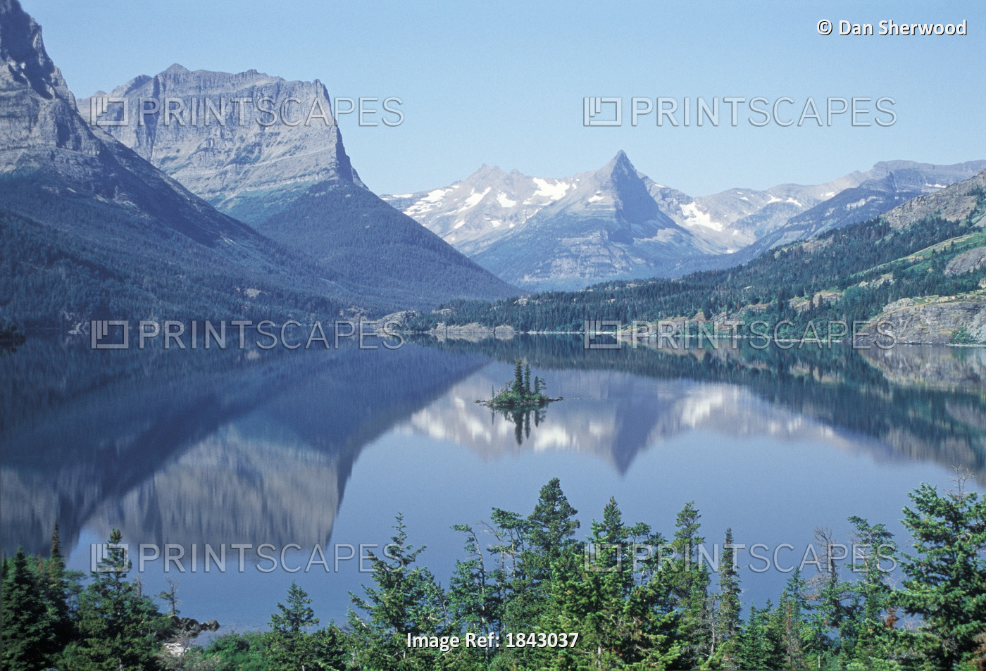 Saint Mary Lake; Glacier National Park, Montana, Usa