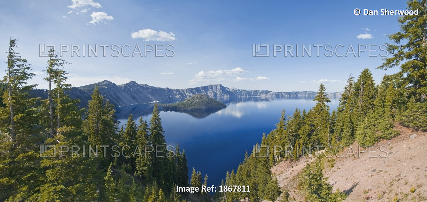 Crater Lake; Oregon,Usa