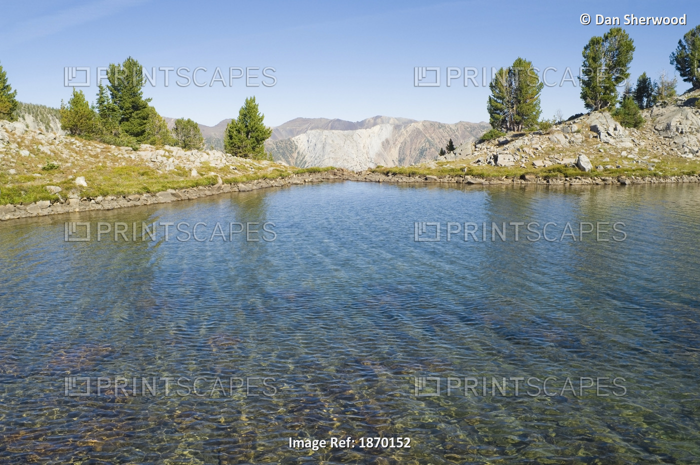Eagle Cap Wilderness, Oregon, United States Of America; Hobo Lake In The ...