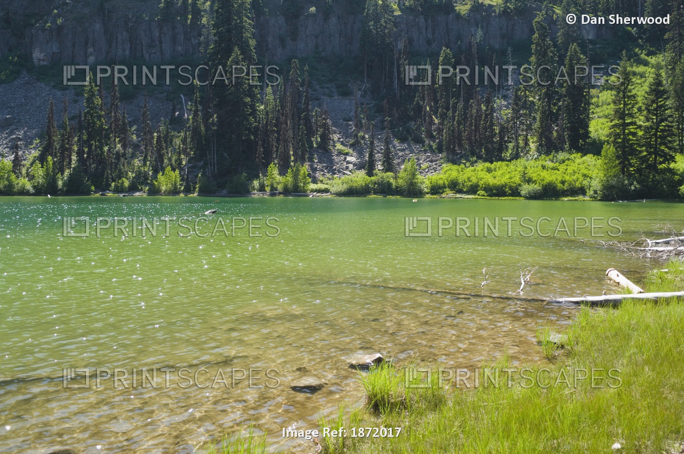 Oregon, United States Of America; Boulder Lake In Mount Hood National Forest
